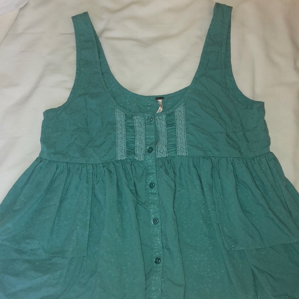 Button Down Tank Top